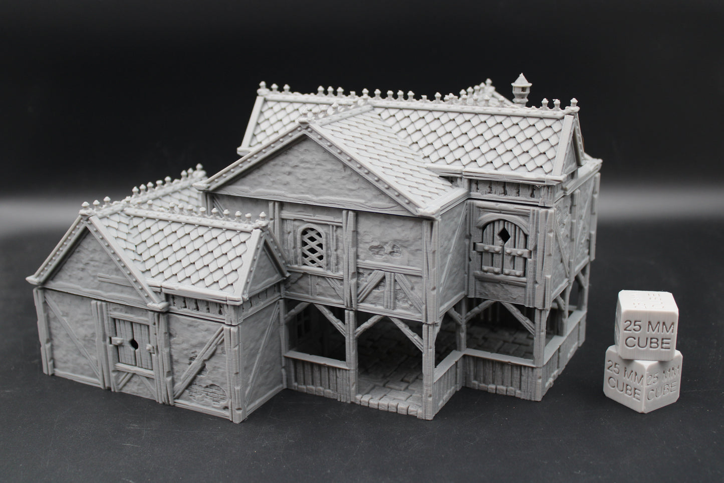 Tabletop Terrain Plaster Cob House 8of19 Town City Dnd RPG wargame skirmish 28-32mm