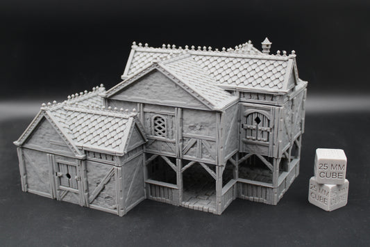 Tabletop Terrain Plaster Cob House 8of19 Town City Dnd RPG wargame skirmish 28-32mm