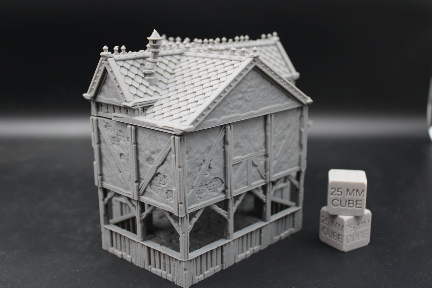 Tabletop Terrain Plaster Cob House 8of19 Town City Dnd RPG wargame skirmish 28-32mm