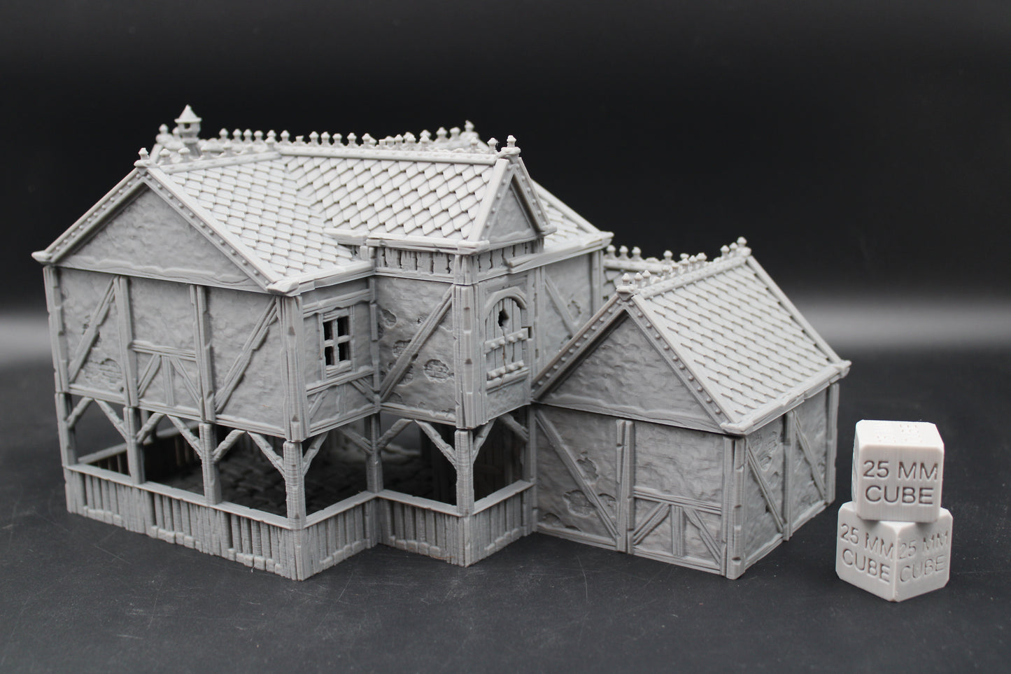 Tabletop Terrain Plaster Cob House 8of19 Town City Dnd RPG wargame skirmish 28-32mm