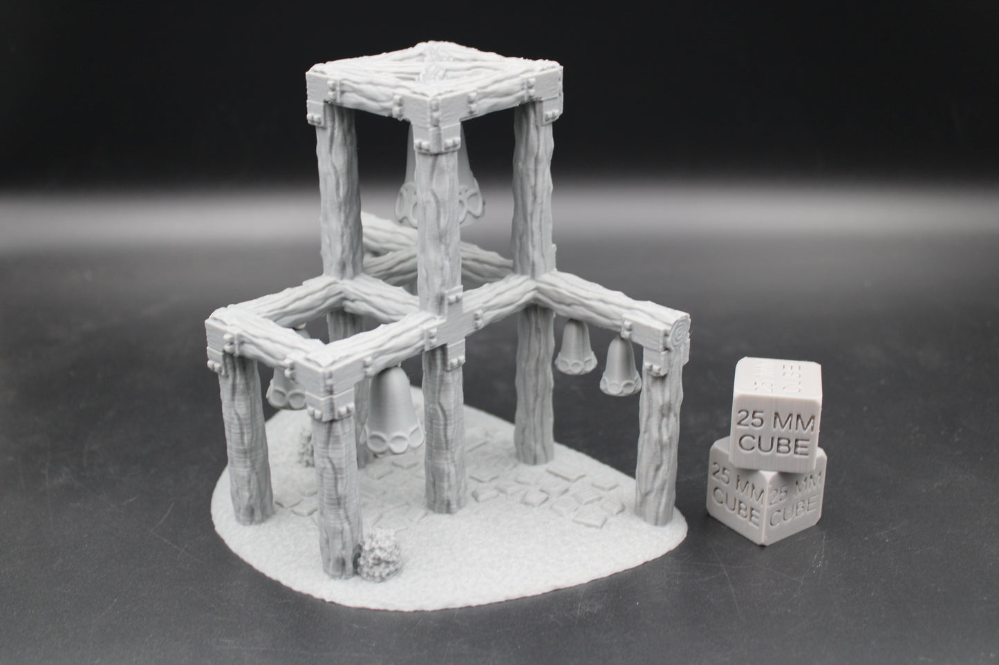 Tabletop Terrain Sacred Cursed Bell Tower Dnd RPG Wargame Skirmish 28-32mm