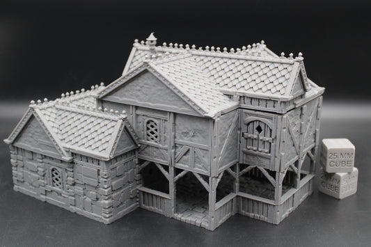 Tabletop Terrain Stone House 8of19 Town City Dnd RPG wargame skirmish 28-32mm