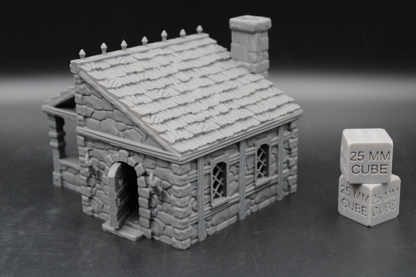 Tabletop Terrain Seaside Merchant Trader Shop Wood Roof Dnd Rpg Wargame Skirmish 28-32mm