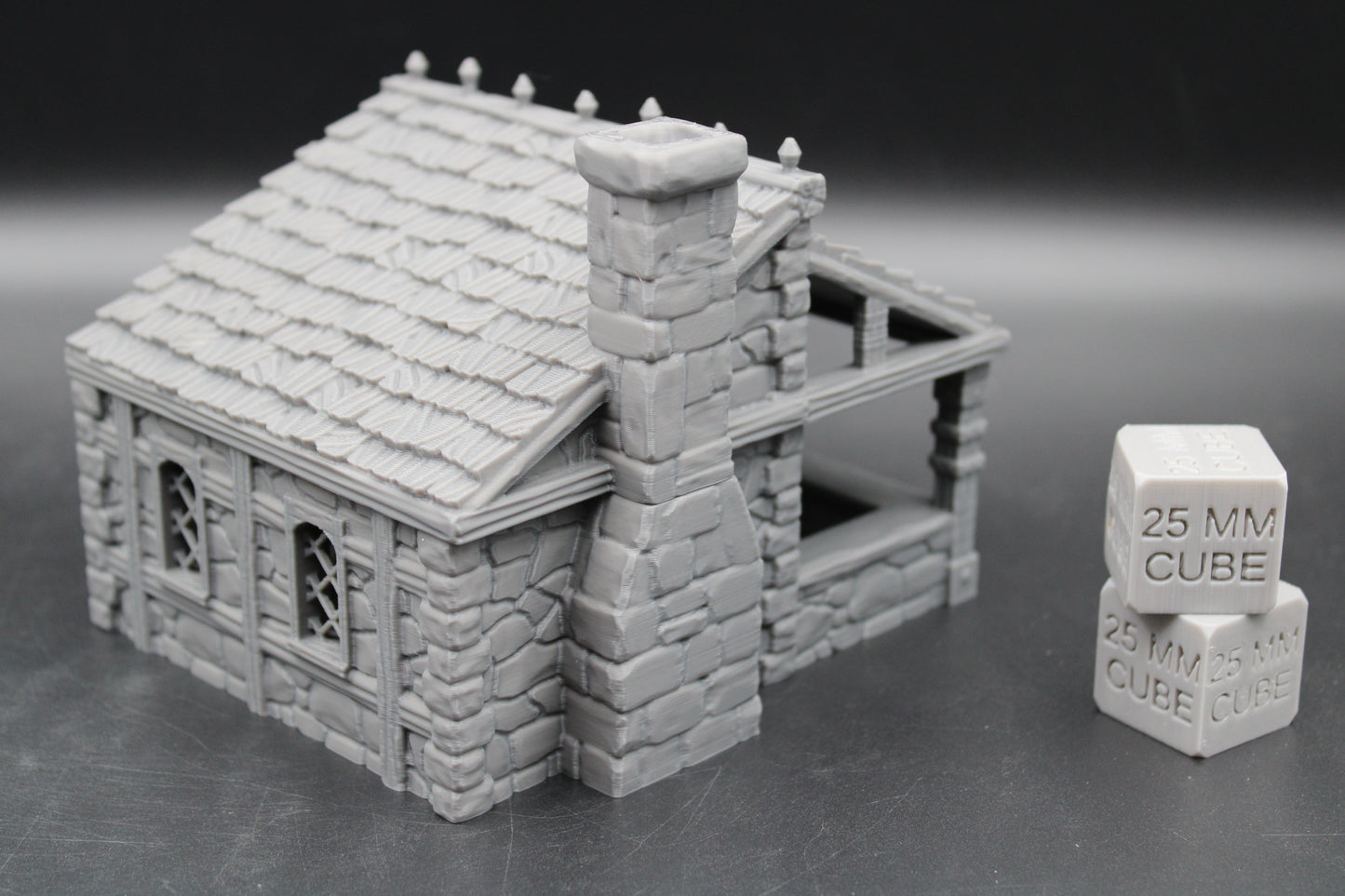 Tabletop Terrain Seaside Merchant Trader Shop Wood Roof Dnd Rpg Wargame Skirmish 28-32mm