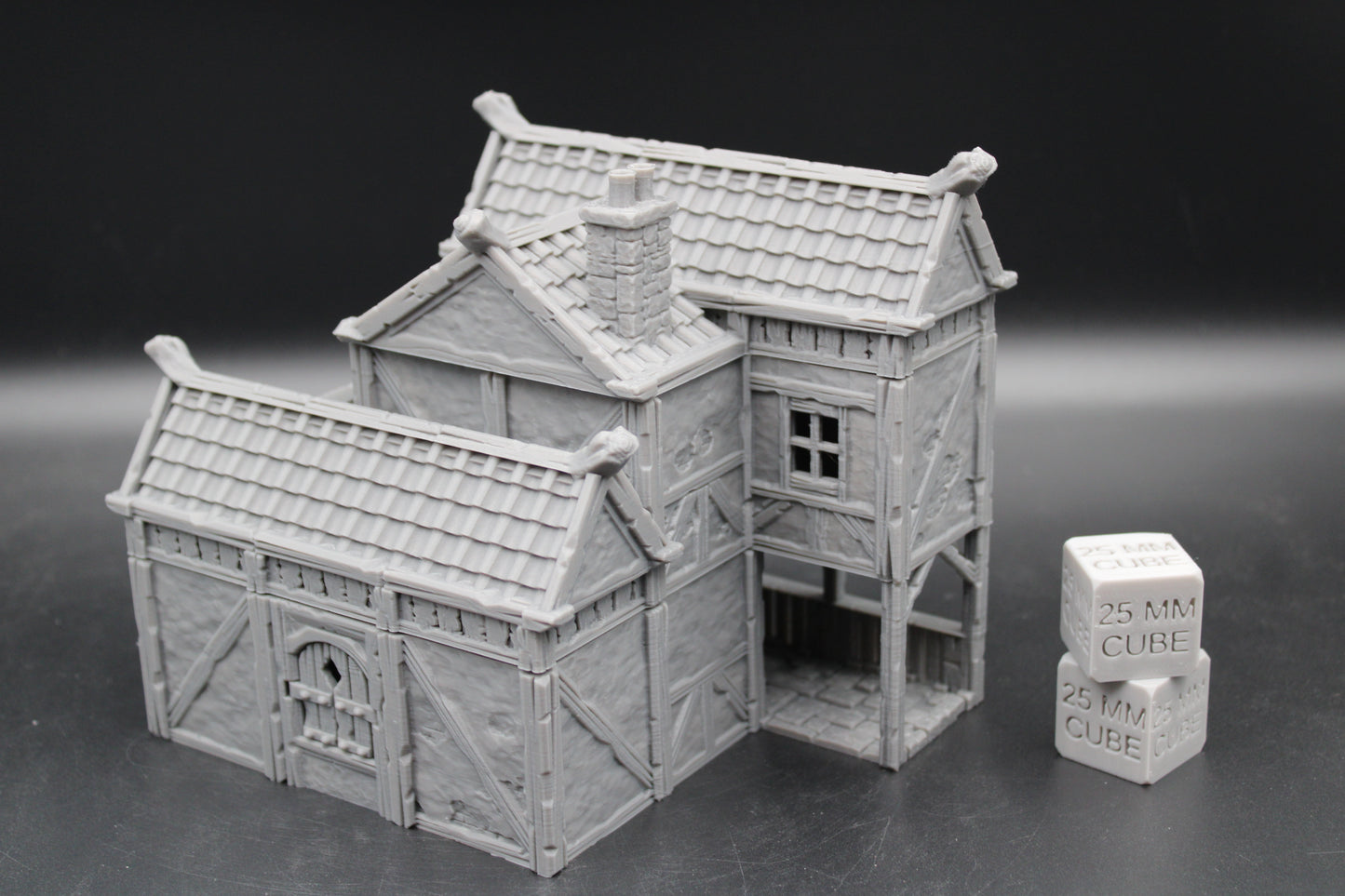 Tabletop Terrain Plaster Cob House 9of19 Town City Dnd RPG wargame skirmish 28-32mm