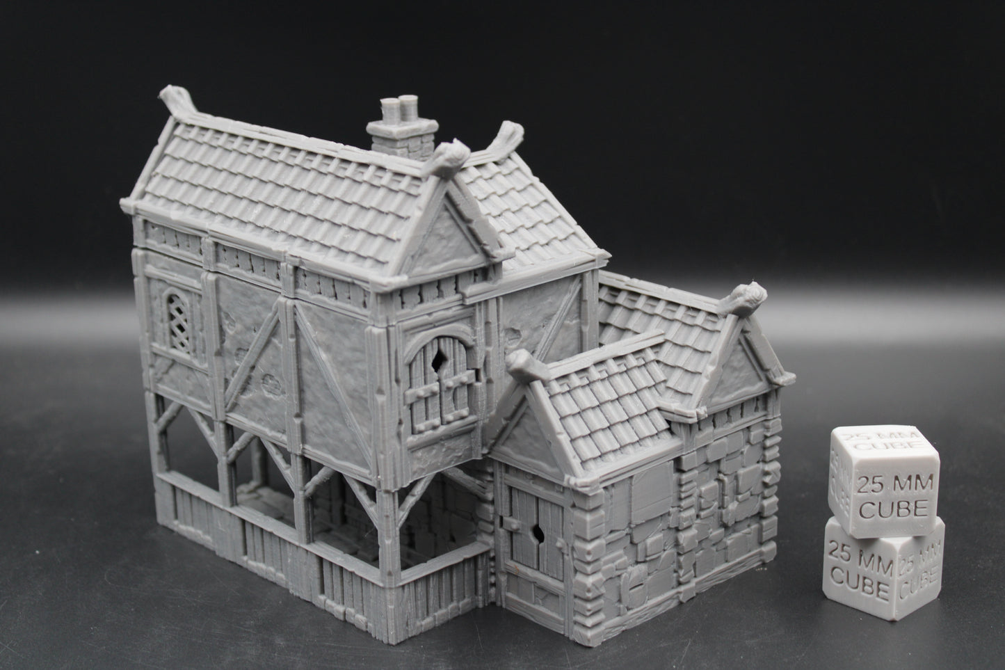 Tabletop Terrain Stone House 9of19 Town City Dnd RPG wargame skirmish 28-32mm