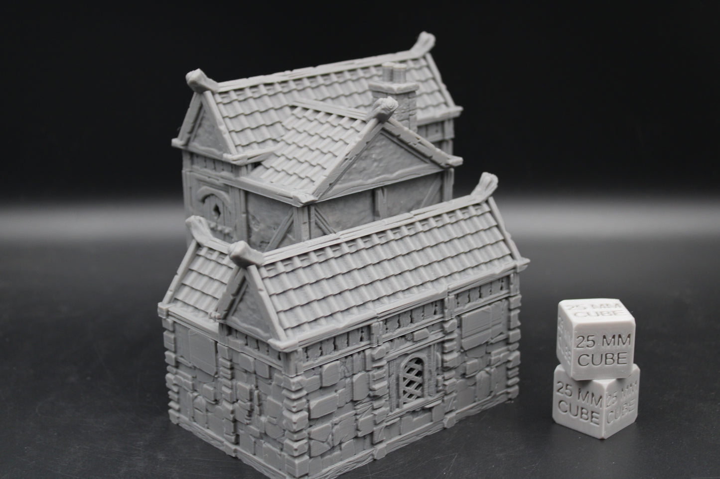 Tabletop Terrain Stone House 9of19 Town City Dnd RPG wargame skirmish 28-32mm