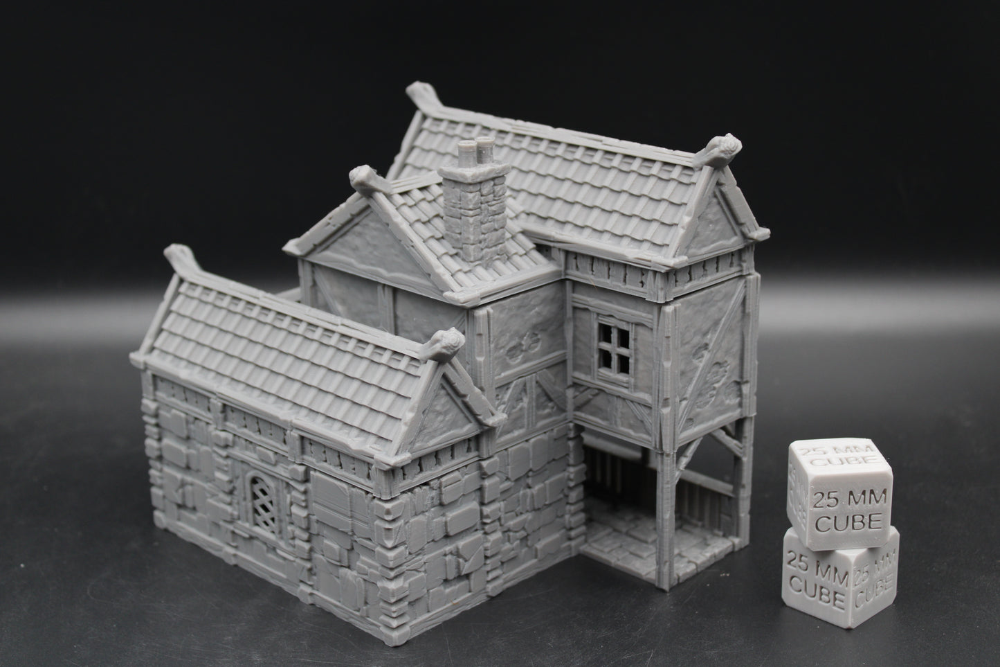 Tabletop Terrain Stone House 9of19 Town City Dnd RPG wargame skirmish 28-32mm