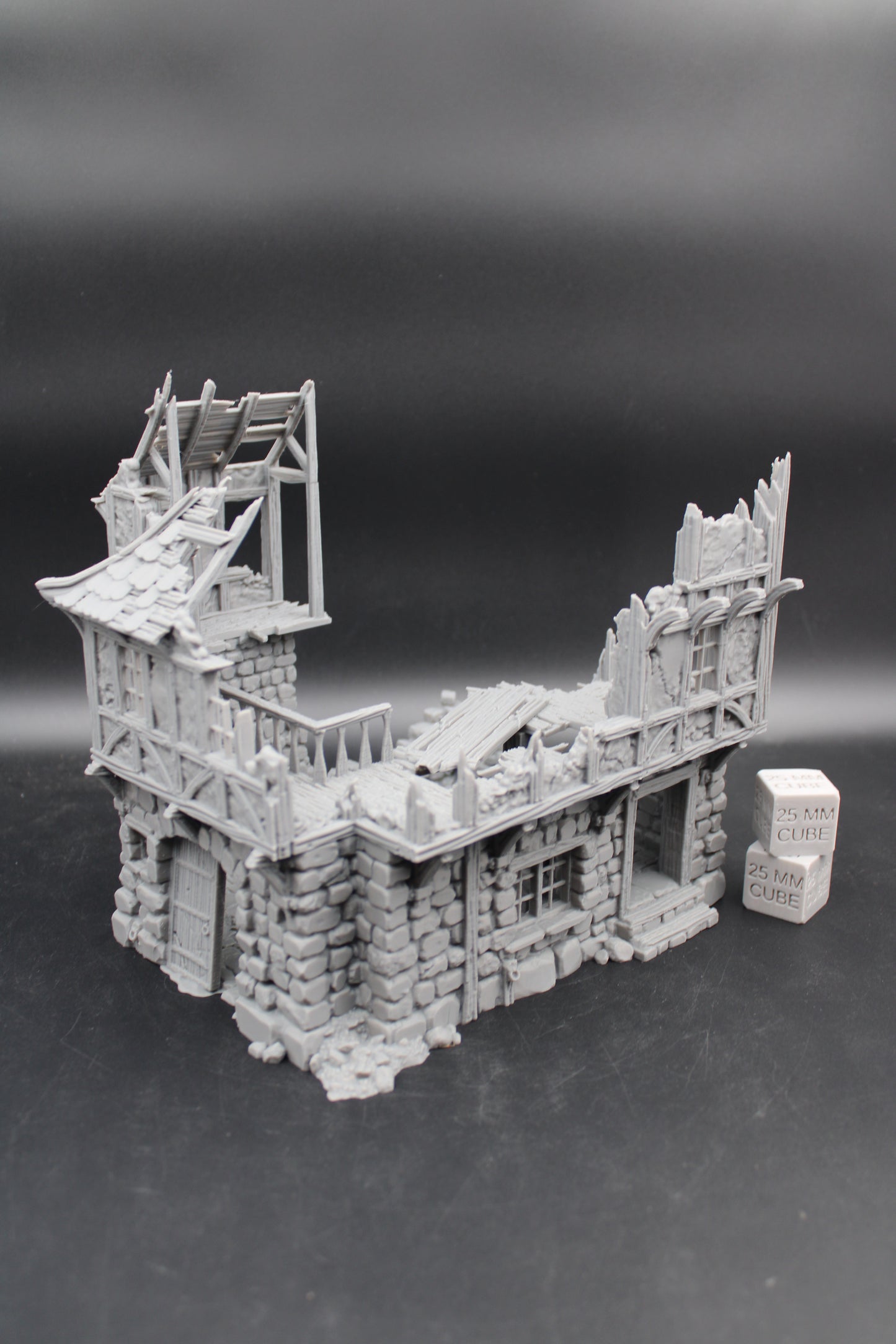 Tabletop Terrain Fantasy Inn Tavern Warehouse Brewery Ruin Dnd RPG Wargame Skirmish