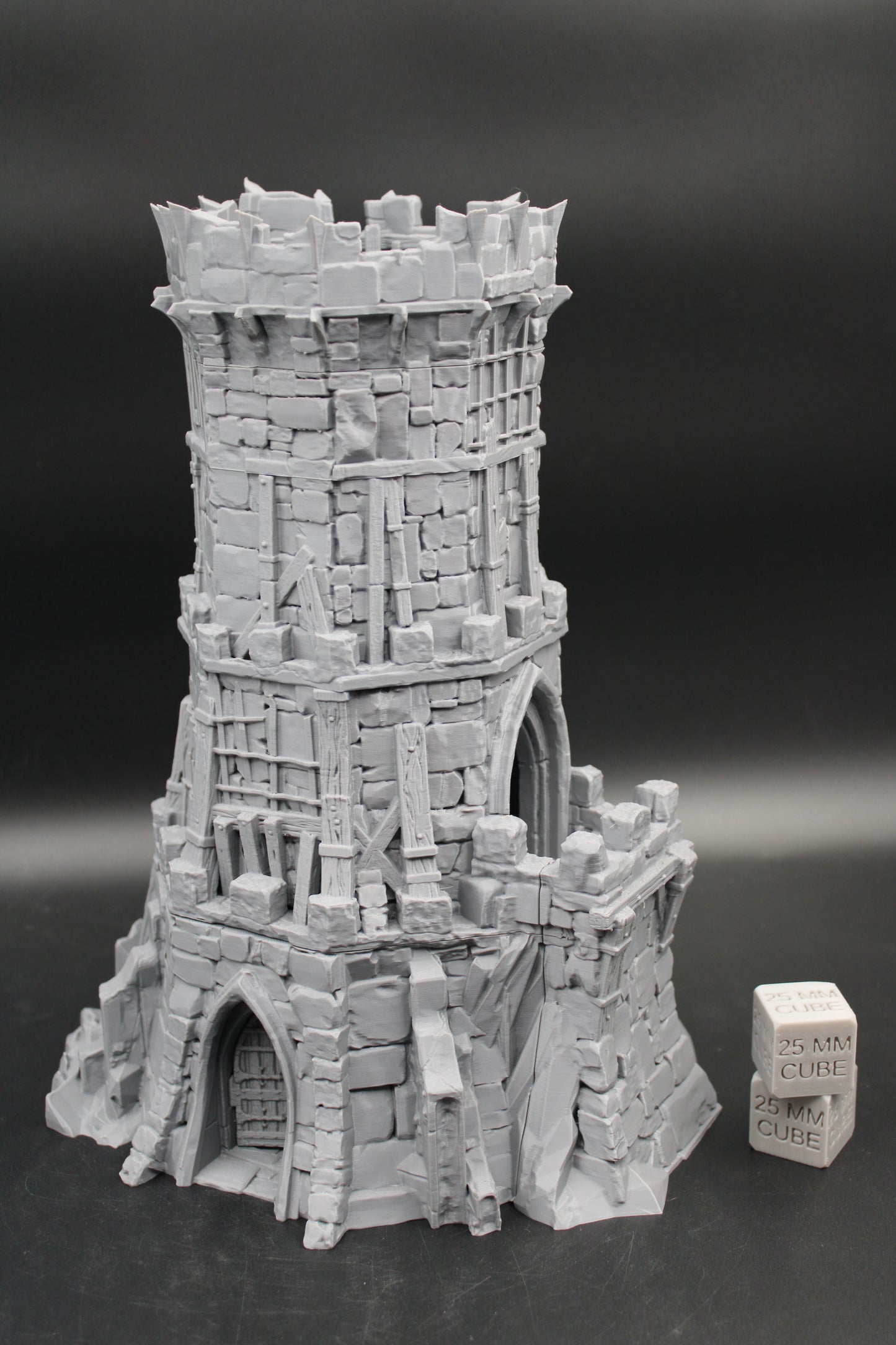 Tabletop Terrain Fantasy Outpost Bandit Defense Garrison Watch Tower Dnd RPG Wargame Skirmish 32mm+