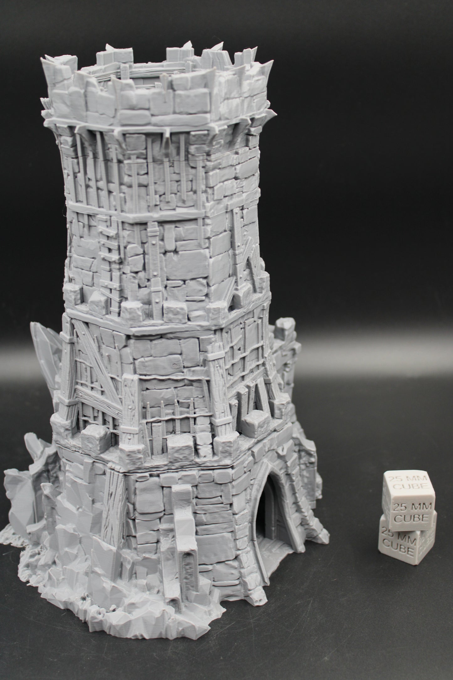 Tabletop Terrain Fantasy Outpost Bandit Defense Garrison Watch Tower Dnd RPG Wargame Skirmish 32mm+