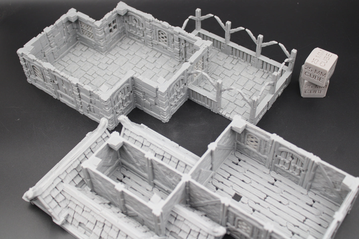 Tabletop Terrain Stone House 10of19 Town City Dnd RPG wargame skirmish 28-32mm