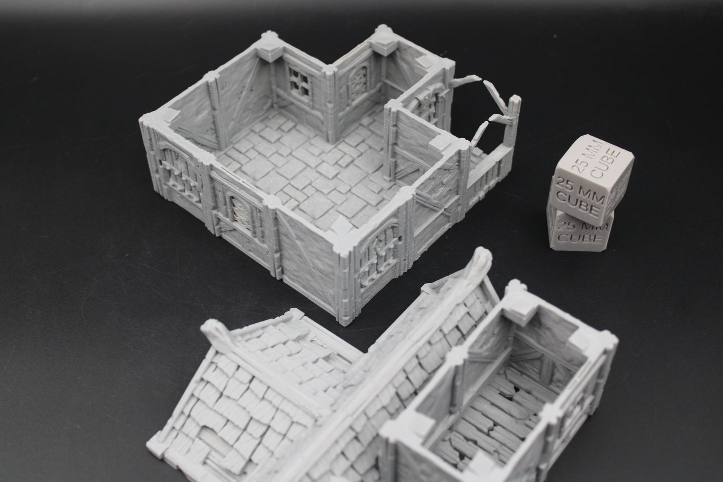 Tabletop Terrain Plaster Cob House 11of19 Town City Dnd RPG wargame skirmish 28-32mm