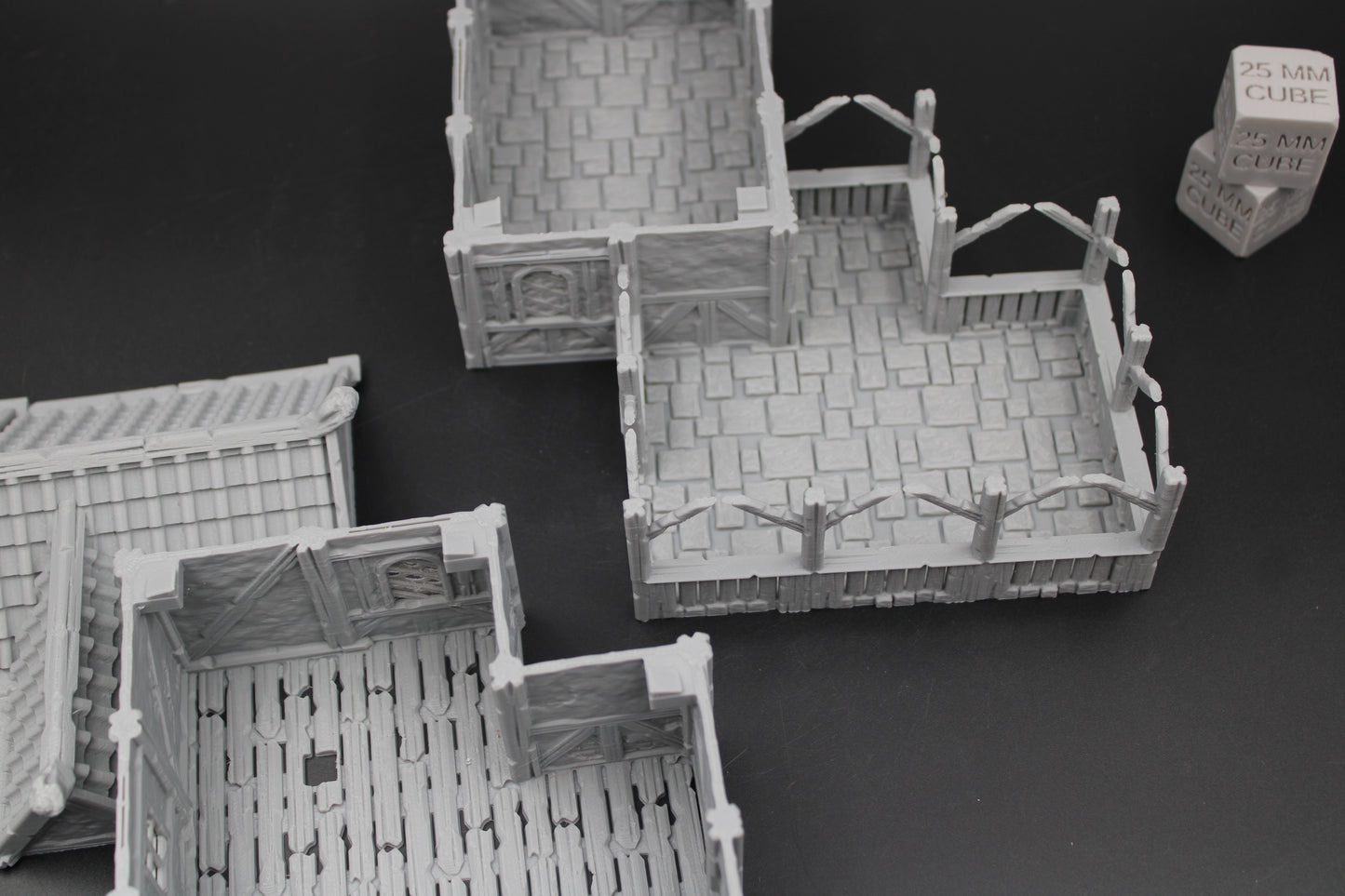 Tabletop Terrain Plaster Cob House 13of19 Town City Dnd RPG wargame skirmish 28-32mm