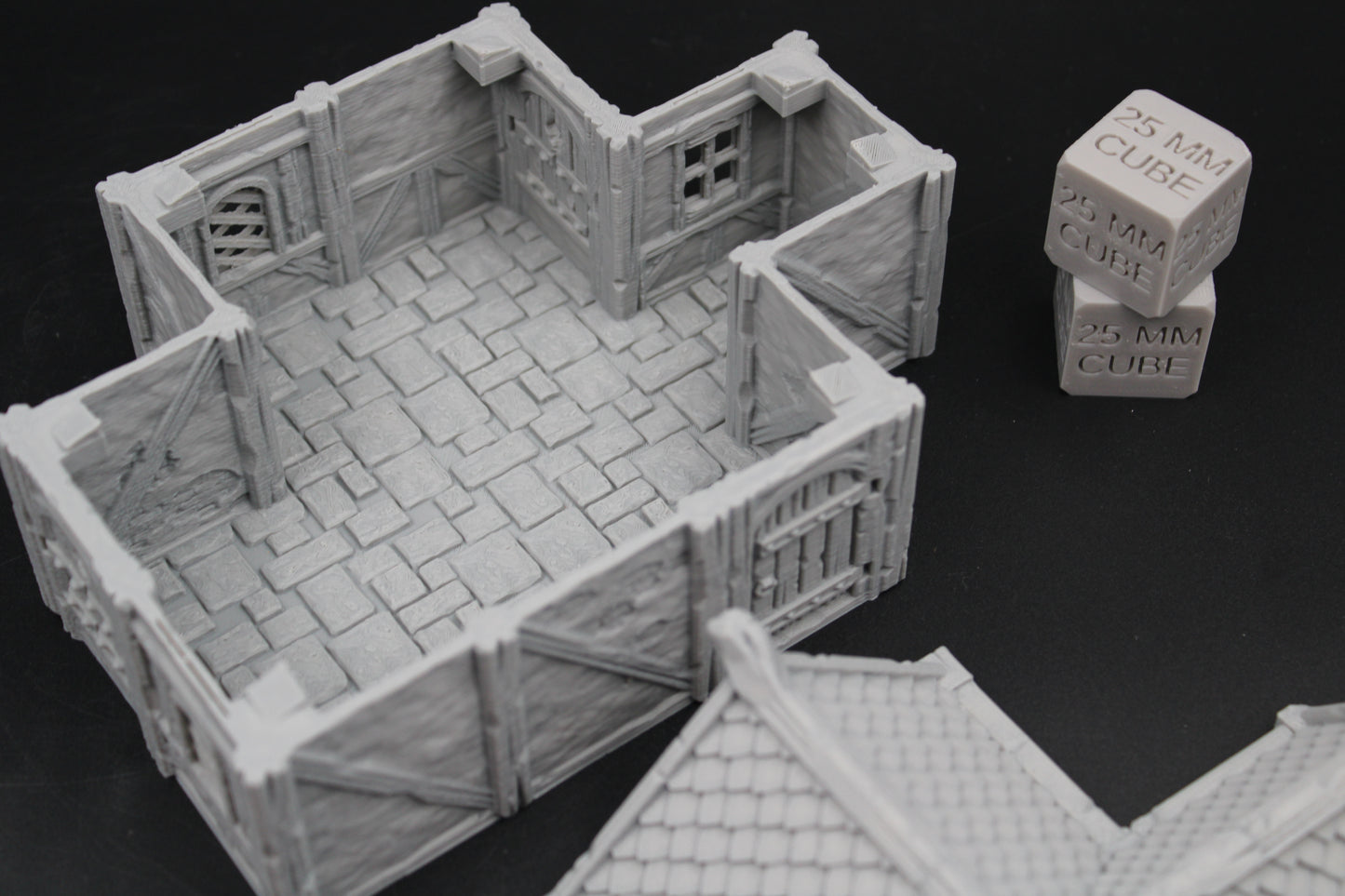 Tabletop Terrain Plaster Cob House 15of19 Town City Dnd RPG wargame skirmish 28-32mm
