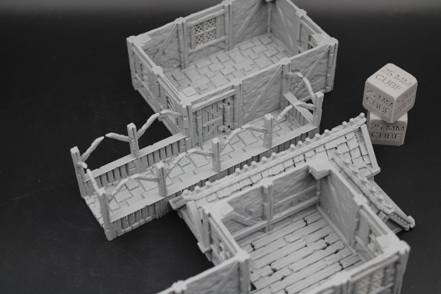 Tabletop Terrain Plaster Cob House 17of19 Town City Dnd RPG wargame skirmish 28-32mm