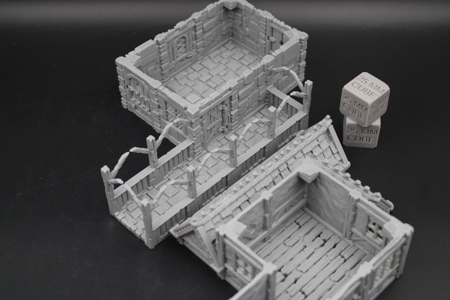 Tabletop Terrain Stone House 17of19 Town City Dnd RPG wargame skirmish 28-32mm
