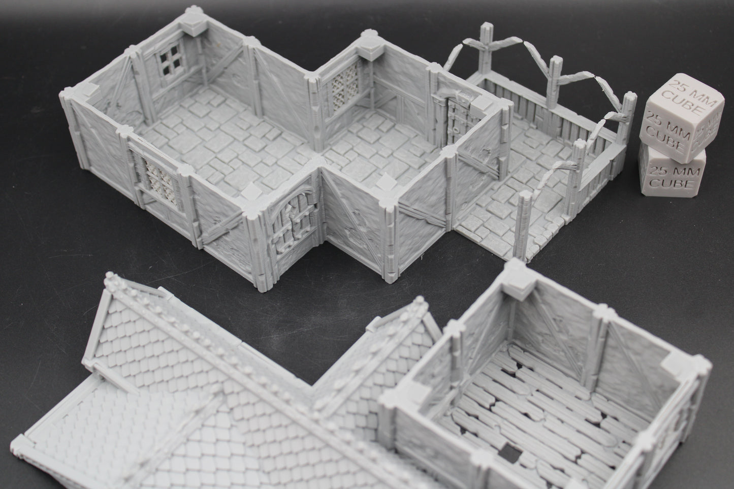 Tabletop Terrain Plaster Cob House 19of19 Town City Dnd RPG wargame skirmish 28-32mm