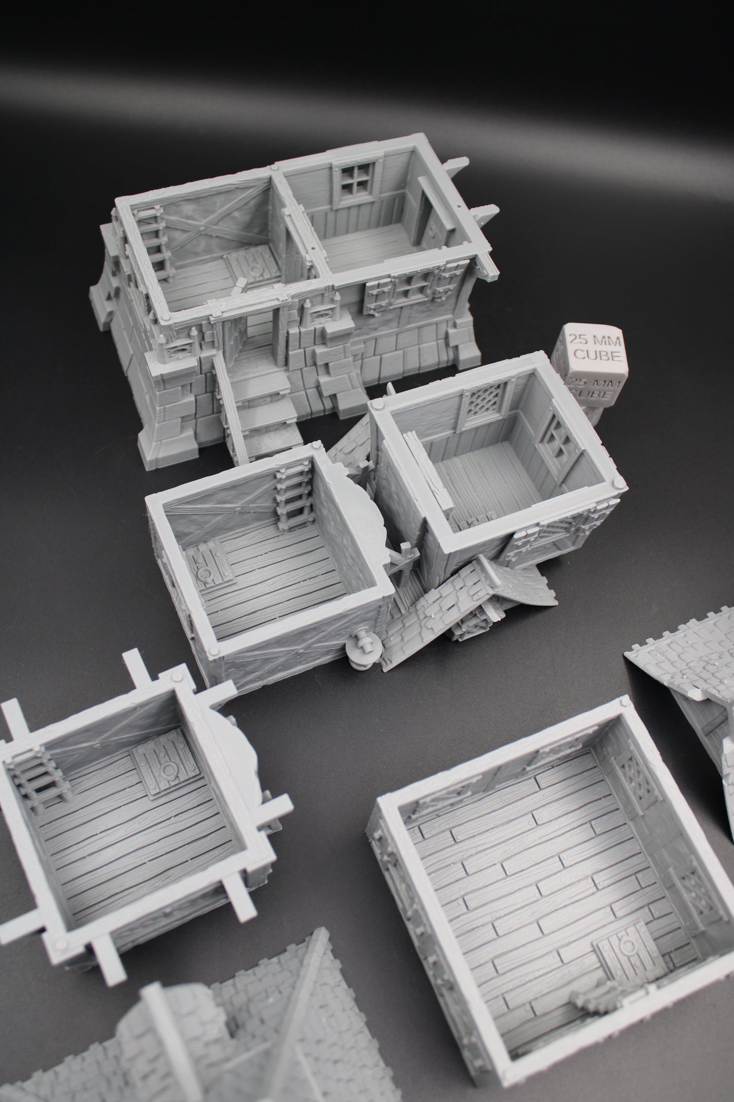 Tabletop Terrain Captain Of The Guard Tower House Wargame Skirmish 28mm