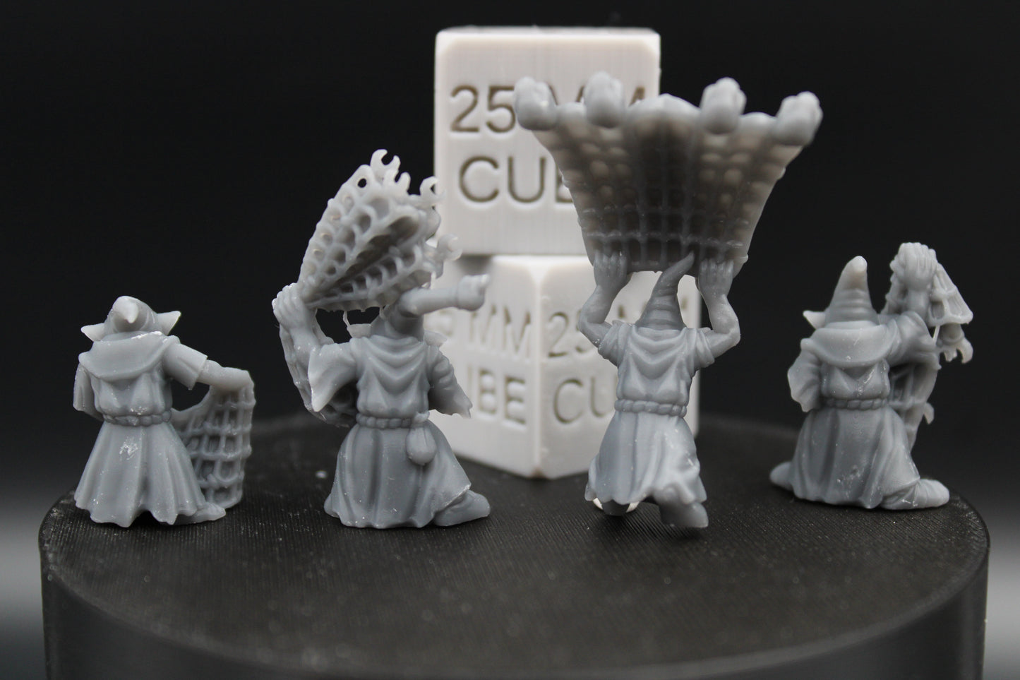 Cave Goblin Catchers x4 32mm Miniature Dnd Skirmish HQuest Oldhammer