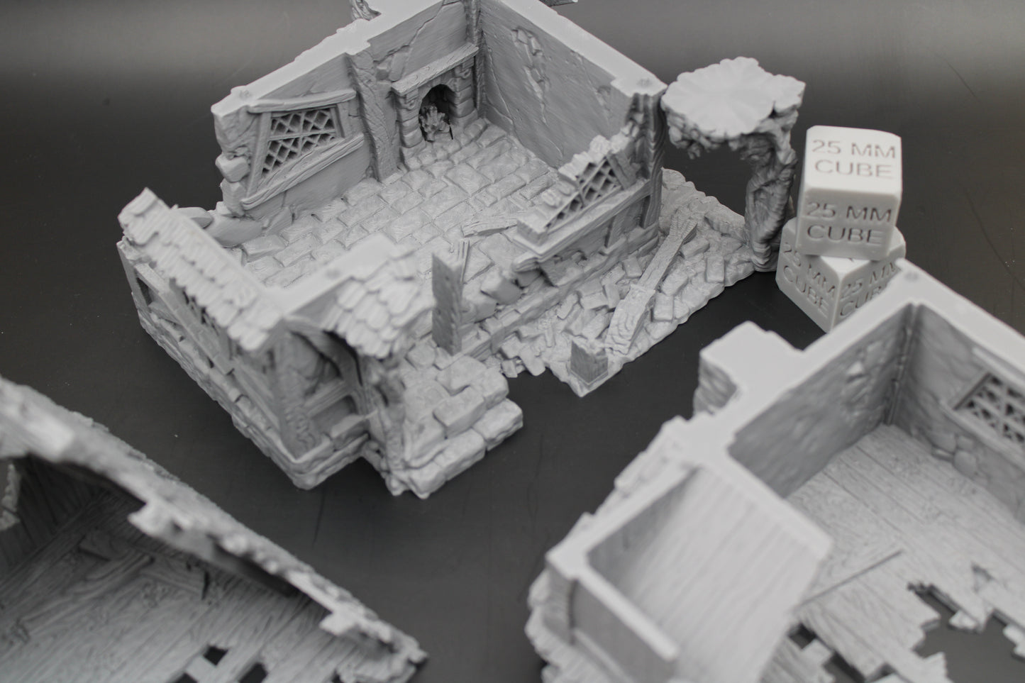 Tabletop Terrain Ruin Healers House Witch Wizard Druid Dnd RPG wargame skirmish 28mm