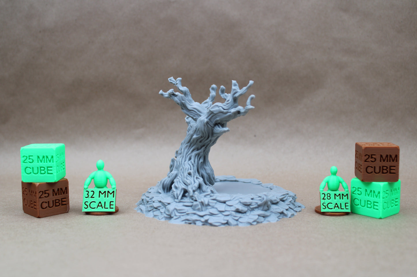 Tabletop Terrain Magical Gnarled Tree Gazing Scrying Pool 28mm skirmish rpg wargame
