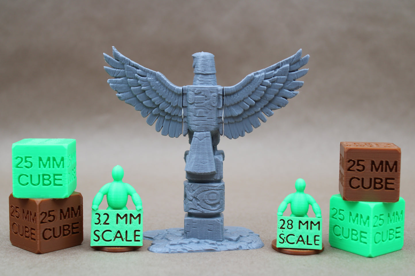 Tabletop Terrain Shrine Idol Totem Bird Eagle Effigy Barbarian Goblin 28mm skirmish rpg wargame