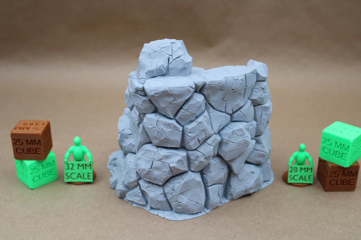 Tabletop Terrain Stone Rock Wall Steps Stairs Lookout 28mm skirmish rpg wargame