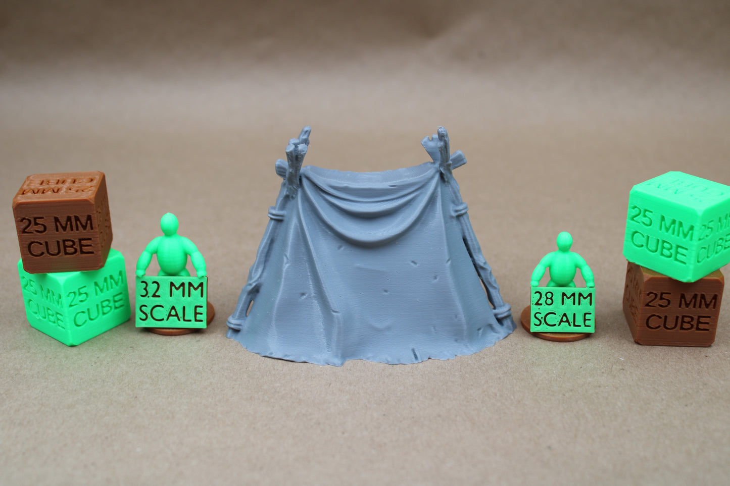 Tabletop Terrain Tent Command Chief Barbarian Orc Goblin 28mm skirmish rpg wargame