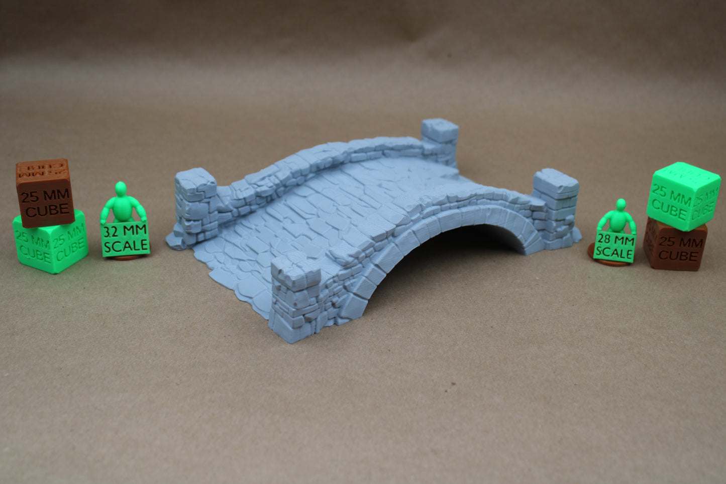 Tabletop Terrain Stone Rock Wide Bridge 28mm skirmish rpg wargame