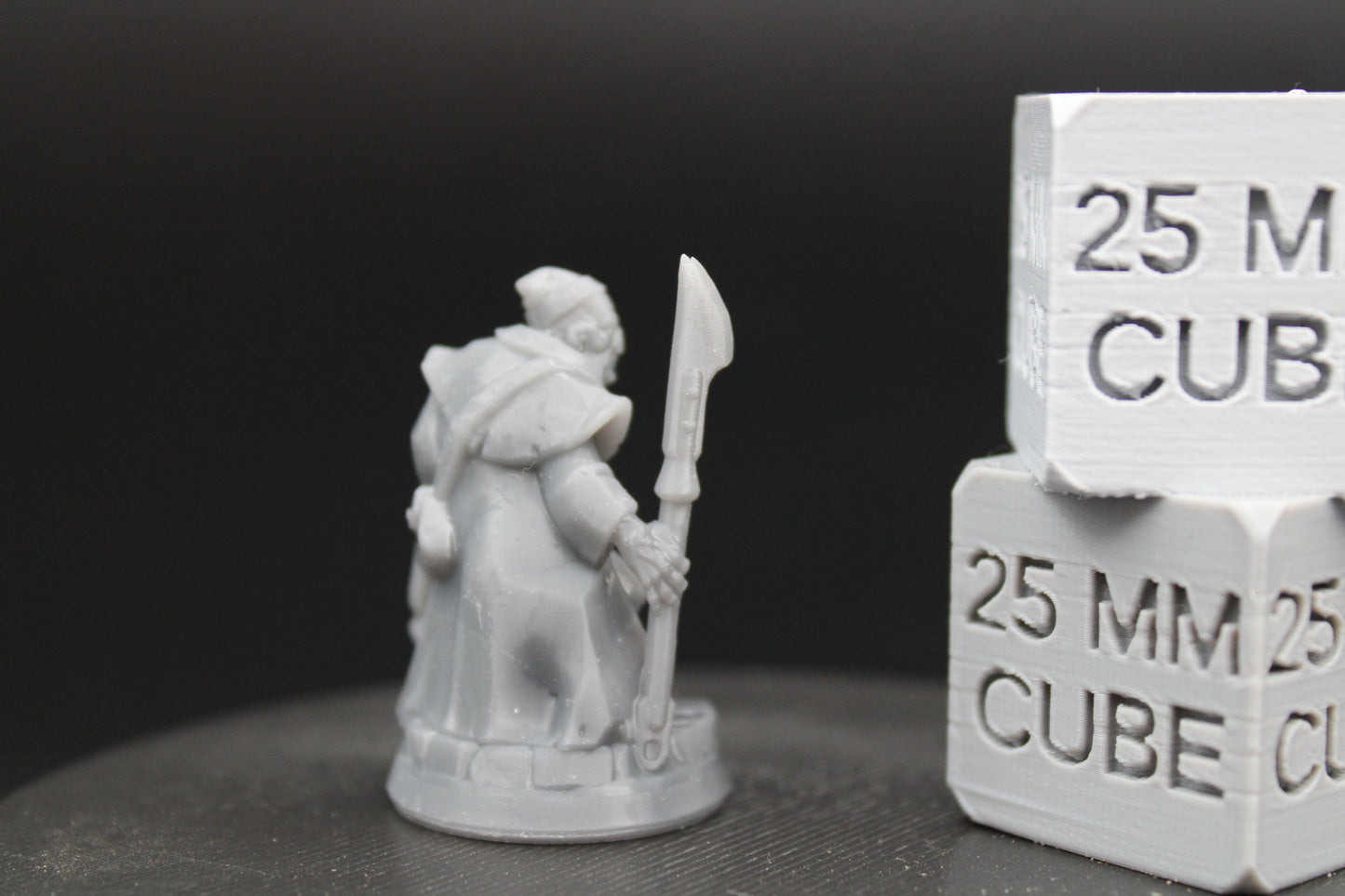 Fisherman Lantern Spear Corrupted Mutant Fishman 1of3 32mm Miniature Dnd Skirmish