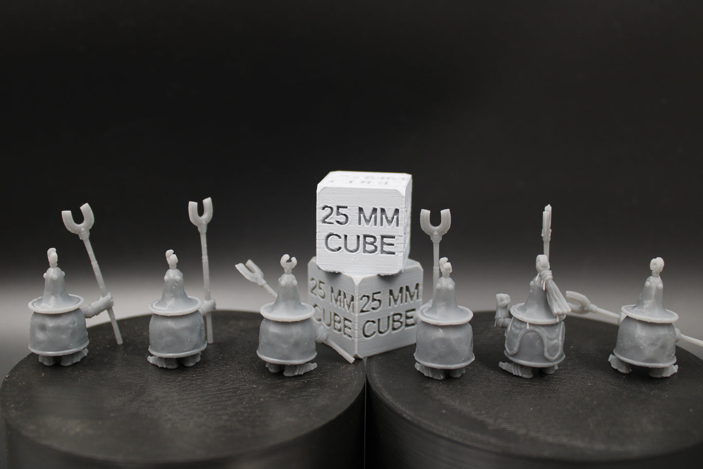 Corrupted Possessed Bell Spear Infantry Automata Set of 6 32mm Miniature Dnd Skirmish