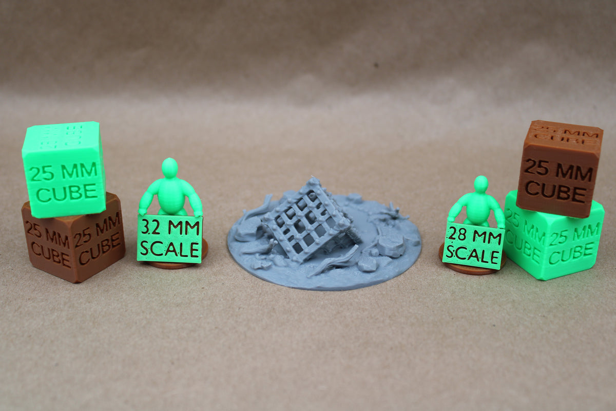 Tabletop Terrain Bubbling Swamp Cage Jail Ruin Sunken Scatter 28-32mm skirmish rpg wargame