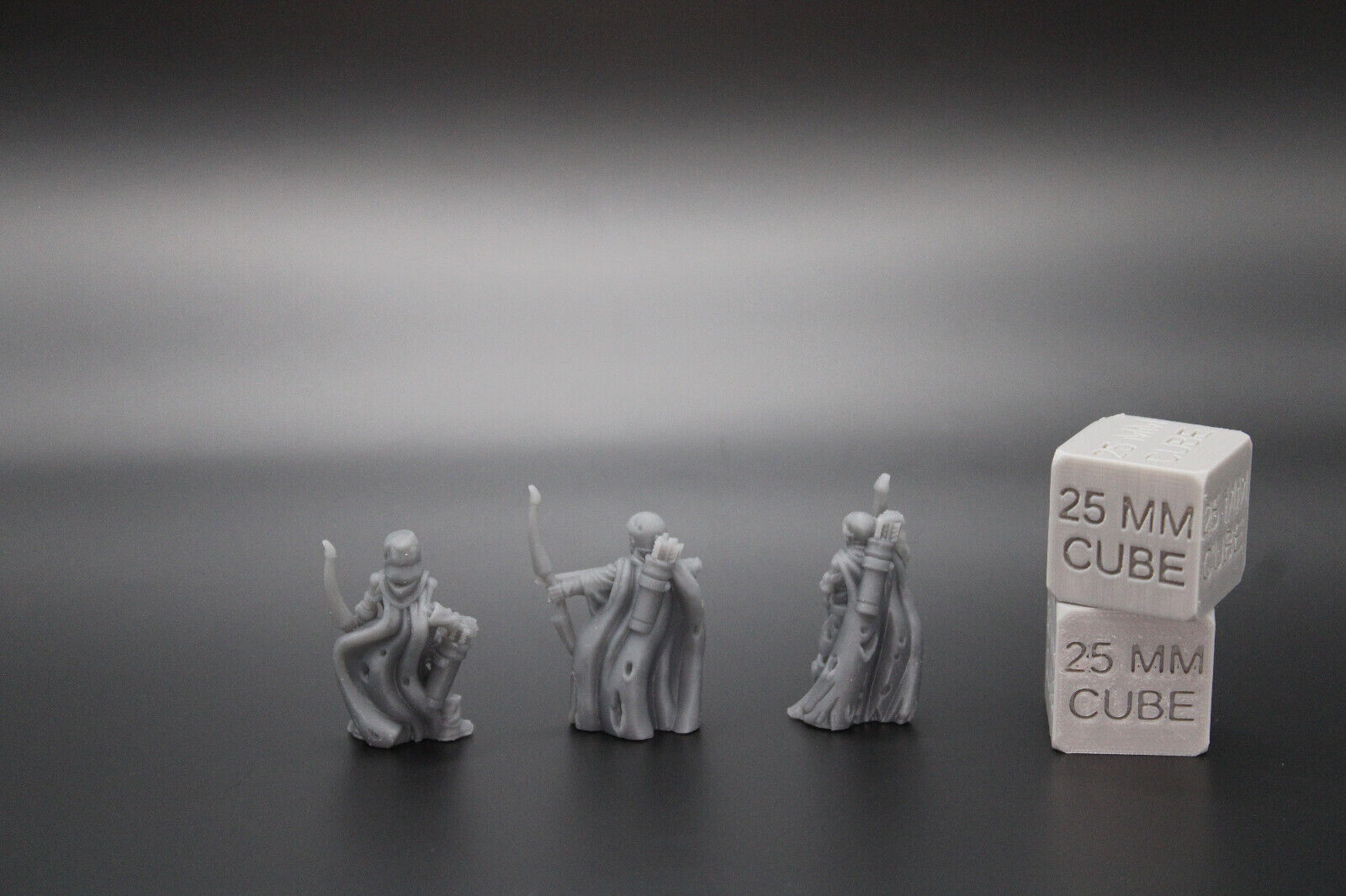Skeleton Undead Archer x3 32mm Miniature Dnd Skirmish HeroQuest