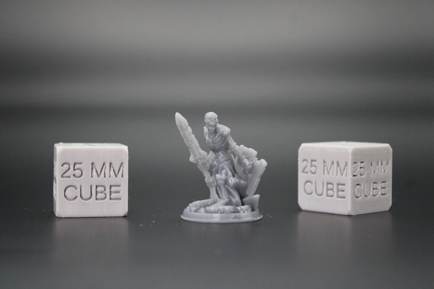 Skeleton Undead Warrior Fighter Sword Wood Shield 32mm Miniature Dnd Skirmish
