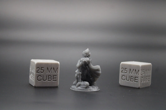 Paladin Knight Fighter Female Great Sword 32mm Miniature Dnd Skirmish