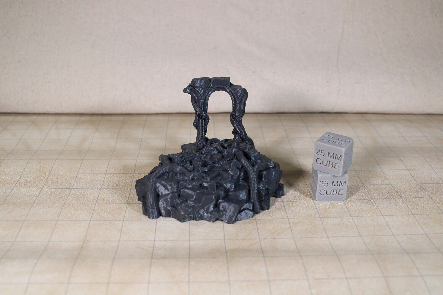 Tabletop Terrain Destroyed Temple Ruin Elven Dnd RPG wargame skirmish 28mm