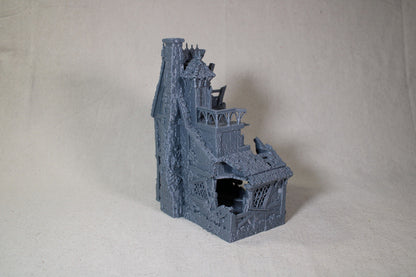 Tabletop Terrain Ruin Healers House Witch Wizard Dnd RPG wargame skirmish 28mm