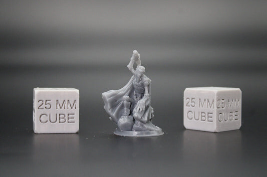 Skeleton Undead Flail Flailer Spiked Nunchuck 32mm Miniature Dnd Skirmish