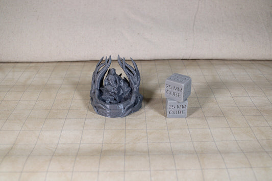 Tabletop Terrain Elven Fountain Gazing Pool Dnd RPG wargame skirmish 28mm