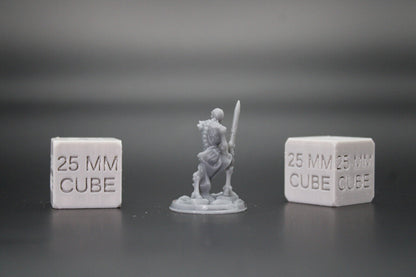 Skeleton Undead Great Sword 32mm Miniature Dnd Skirmish