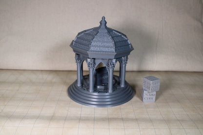 Tabletop Terrain Gazebo Crypt Dungeon Entrance Dnd RPG wargame skirmish 28mm