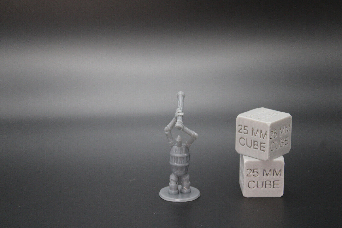 Barrel Keg Construct Golem Club 2of6 28mm 32mm Miniature Dnd RPG Skirmish