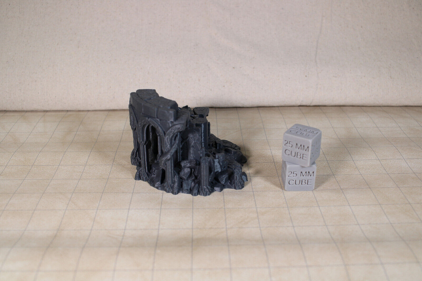 Tabletop Terrain Elven Ruin Fort Outpost Tower Dnd RPG wargame skirmish 28mm