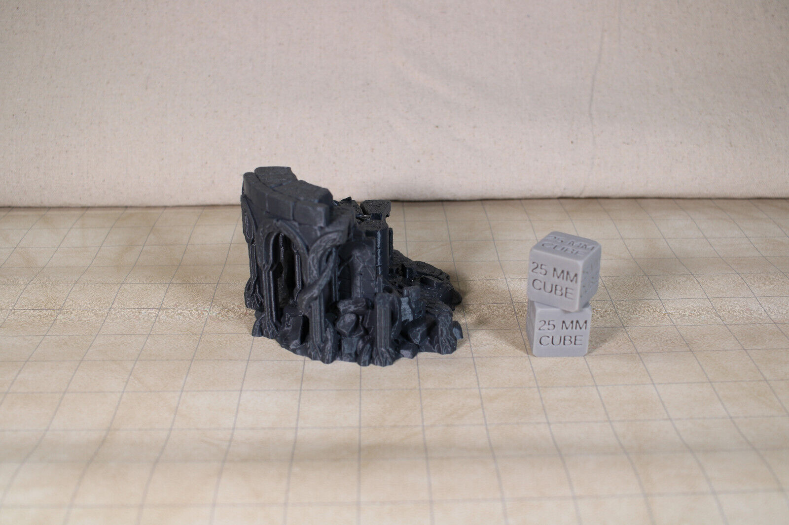 Tabletop Terrain Elven Ruin Fort Outpost Tower Dnd RPG wargame skirmish 28mm