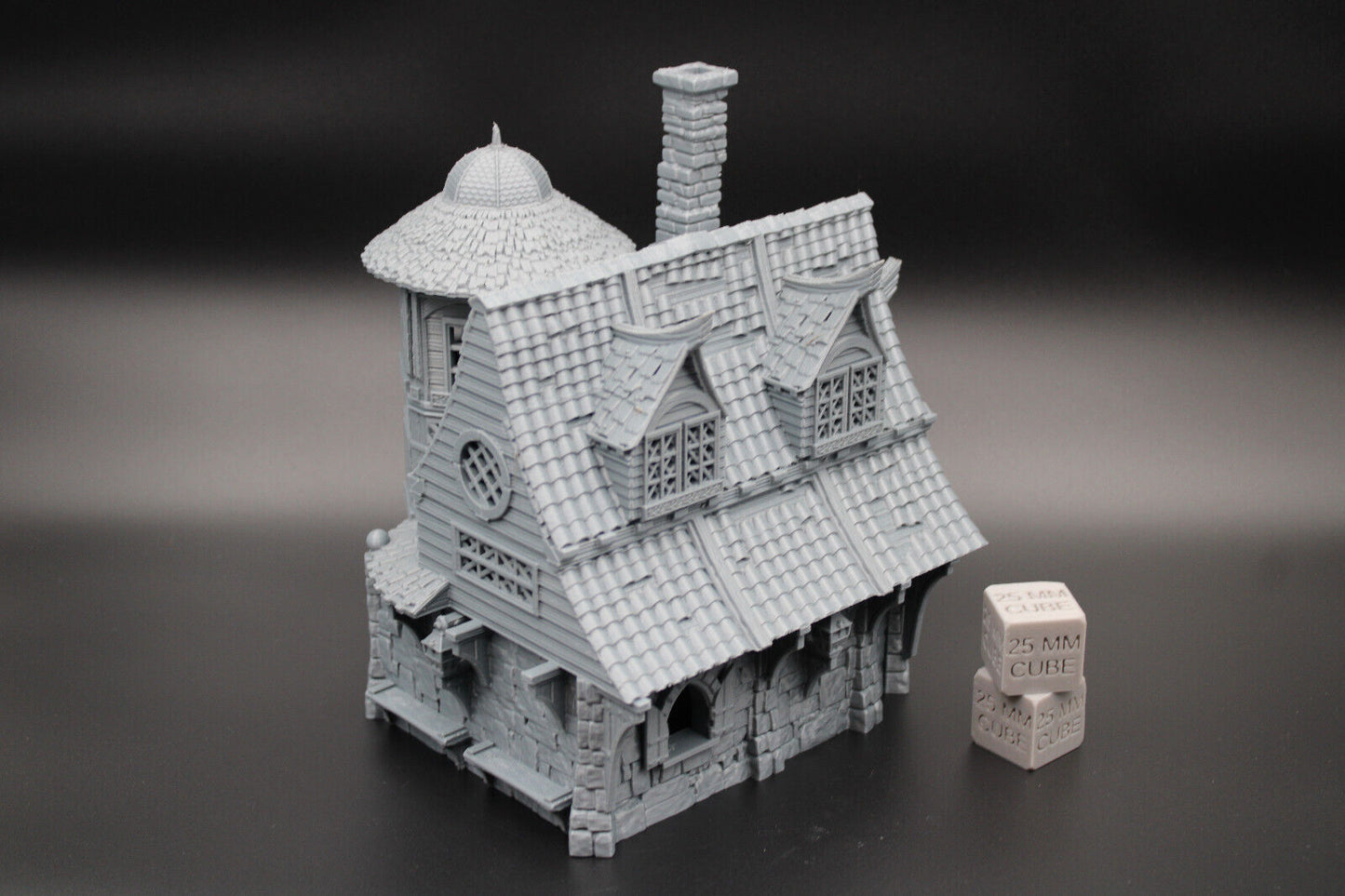 Tabletop Terrain Fantasy Forgotten Manor House Dnd RPG wargame skirmish 28mm