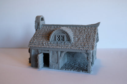 Tabletop Terrain Cottage House Dnd RPG wargame skirmish 28mm