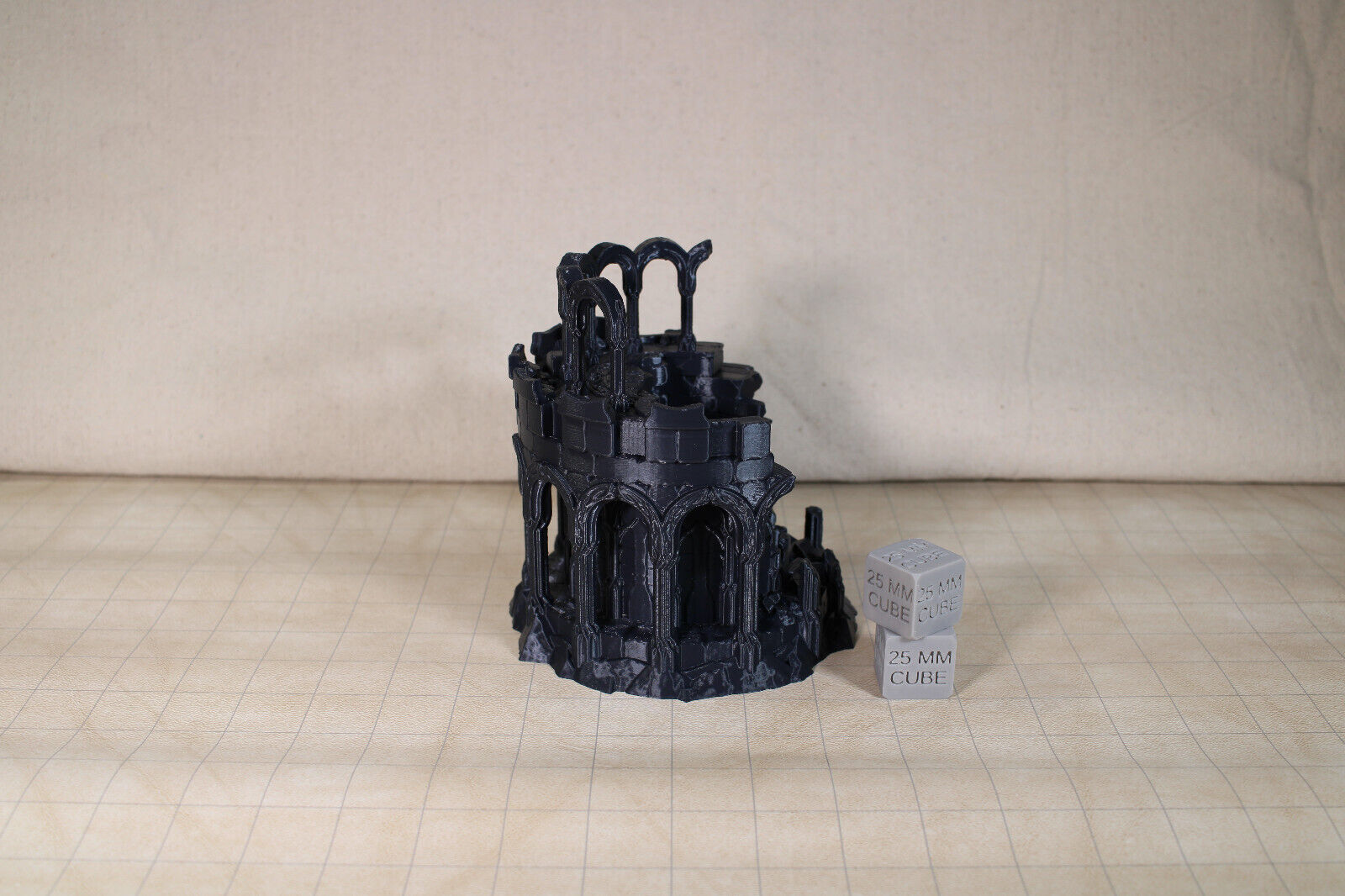 Tabletop Terrain Elven Destroyed Fort Garrison Dnd RPG wargame skirmish 28mm