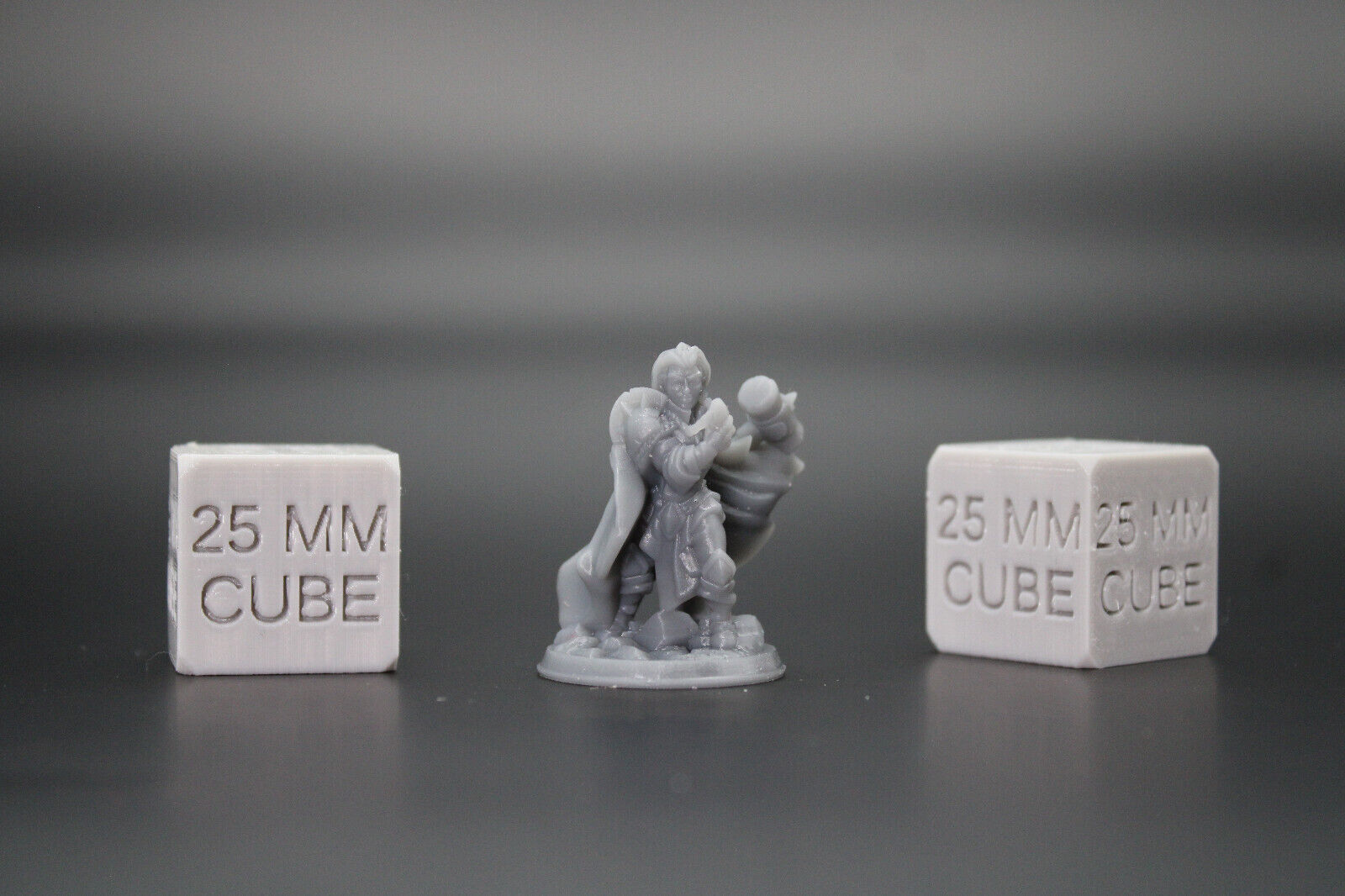 Cleric Paladin Female with Great War Hammer & Amulet 32mm Miniature Dnd Skirmish