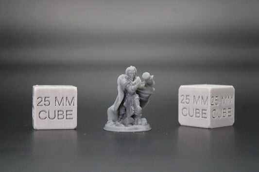 Cleric Paladin Female with Great War Hammer & Amulet 32mm Miniature Dnd Skirmish